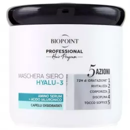 Biopoint Hyalu-3 Maschera Siero 400ml – Idratazione Capelli
