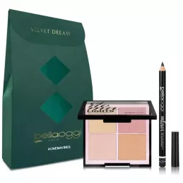 BellaOggi Kit Palette Illuminante + Matita Occhi Nera