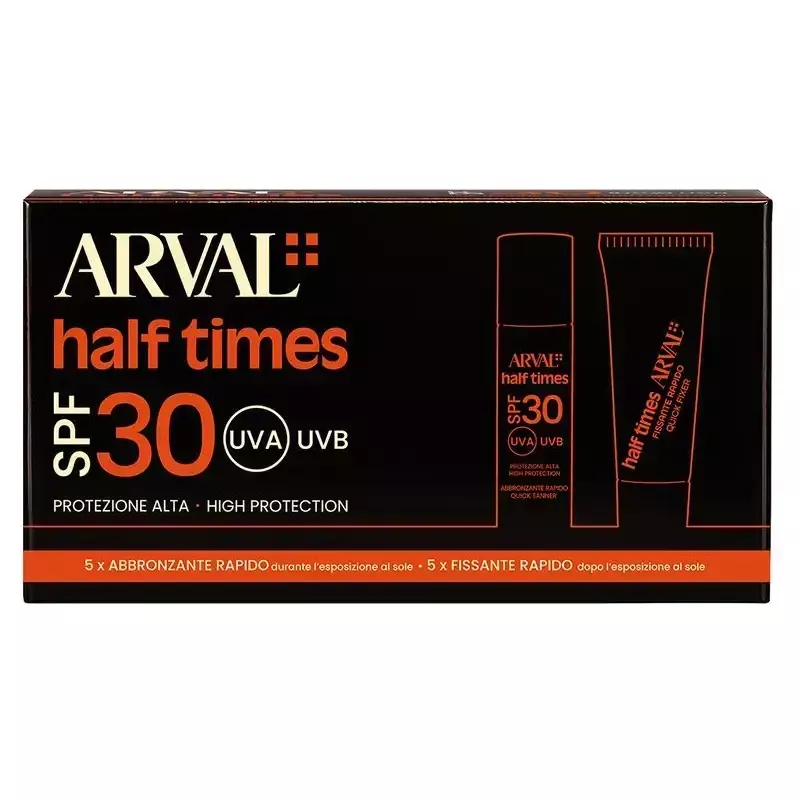 Arval Half Times Fiale Abbronzanti Spf30