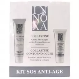 Kit Viso Anti Age Innoxa Collastine | Rughe e Contorno Occhi