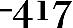 Minus 417